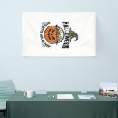 Grappig Halloween Heks Snoep Pompoen Shirt Ontwerp Spandoek (Beurs)