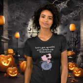 Grappig Halloween Heks Spooky Drink Vrouwen T-shirt
