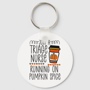Grappig Halloween Herfst Pompoen Spice Triage Er V Sleutelhanger