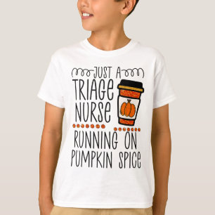 Grappig Halloween Herfst Pompoen Spice Triage Er V T-shirt