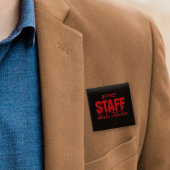 Grappig Halloween Horror Kostuum Adult Staff Party Ronde Button 6,0 Cm