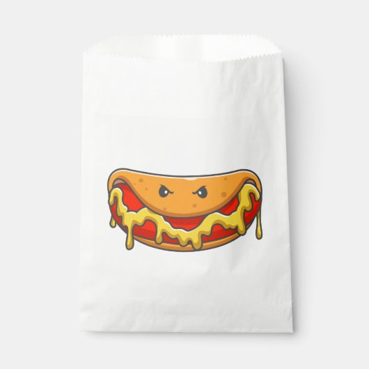 Grappig Halloween hotdog monster Spooky Bedankzakje (Voorkant)