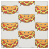Grappig Halloween hotdog monster Spooky Stof (Swatch)