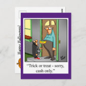 Grappig Halloween Humor Briefkaart "Spectickles" (Voorkant / Achterkant)