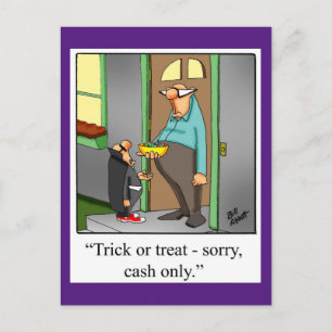 Grappig Halloween Humor Briefkaart "Spectickles"