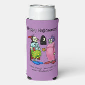Grappig Halloween Humor Koelbox cadeau Seltzer Blikjeskoeler (Seltzer Voorkant)
