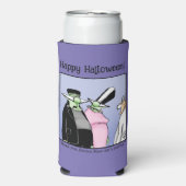 Grappig Halloween Humor Koelbox cadeau Seltzer Blikjeskoeler (Seltzer Voorkant)