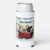 Grappig Halloween Humor Koelbox cadeau Seltzer Blikjeskoeler (Seltzer Voorkant)