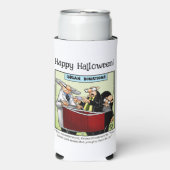 Grappig Halloween Humor Koelbox cadeau Seltzer Blikjeskoeler (Seltzer Voorkant)