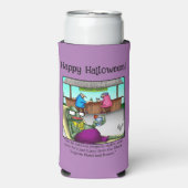 Grappig Halloween Humor Koelbox cadeau Seltzer Blikjeskoeler (Seltzer Voorkant)