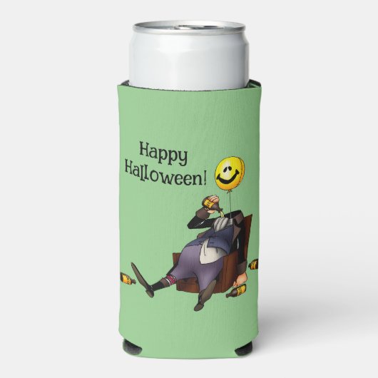 Grappig Halloween Humor Koelbox cadeau Seltzer Blikjeskoeler (Seltzer Voorkant)