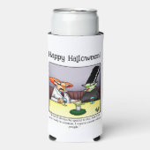 Grappig Halloween Humor Koelbox cadeau Seltzer Blikjeskoeler (Seltzer Voorkant)