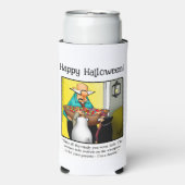 Grappig Halloween Humor Koelbox cadeau Seltzer Blikjeskoeler (Seltzer Voorkant)