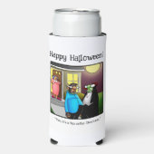 Grappig Halloween Humor Koelbox cadeau Seltzer Blikjeskoeler (Seltzer Voorkant)
