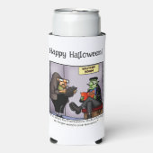 Grappig Halloween Humor Koelbox cadeau Seltzer Blikjeskoeler (Seltzer Voorkant)