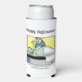 Grappig Halloween Humor Koelbox cadeau Seltzer Blikjeskoeler (Seltzer Voorkant)