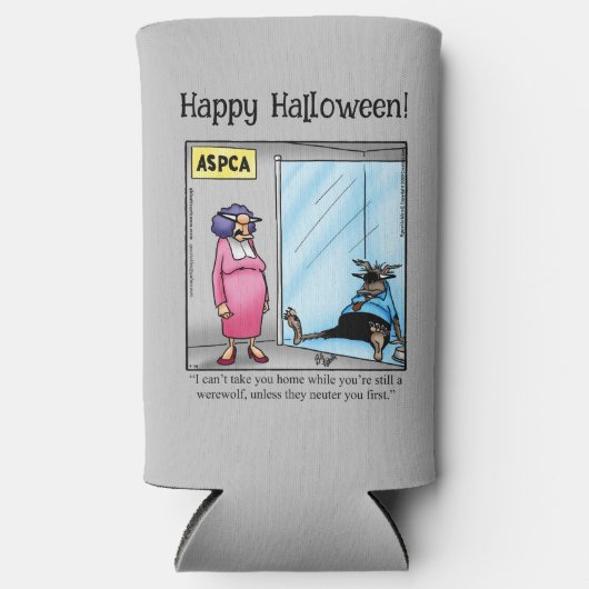 Grappig Halloween Humor Koelbox cadeau Seltzer Blikjeskoeler (Voorkant)
