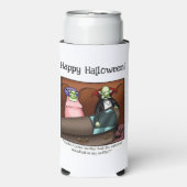 Grappig Halloween Humor Koelbox cadeau Seltzer Blikjeskoeler (Seltzer Voorkant)