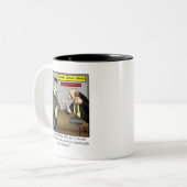 Grappig Halloween Humor Mok cadeau (Voorkant links)