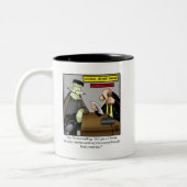 Grappig Halloween Humor Mok cadeau (Links)