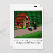 Grappig Halloween Humor Wenskaart Feestdagenkaart (Voorkant / Achterkant)