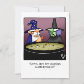 Grappig Halloween Humor Wenskaart Feestdagenkaart (Voorkant)