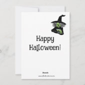 Grappig Halloween Humor Wenskaart Feestdagenkaart (Achterkant)