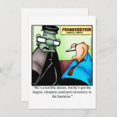 Grappig Halloween Humor Wenskaart Feestdagenkaart (Voorkant / Achterkant)