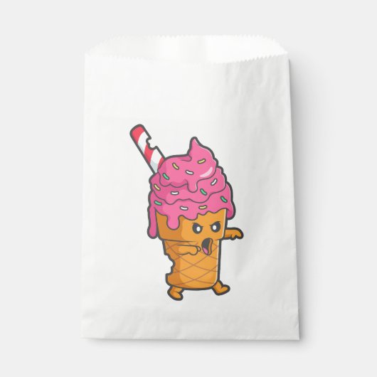 Grappig Halloween ijsmonster Bedankzakje (Voorkant)