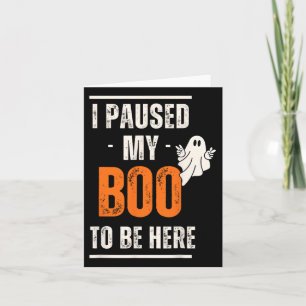 Grappig Halloween Ik pauzeerde mijn boek om hier t Kaart