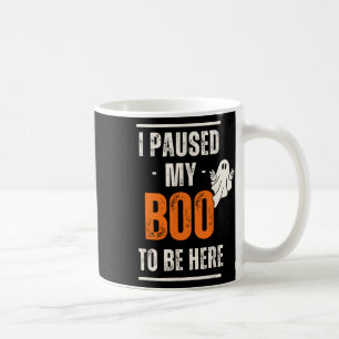 Grappig Halloween Ik pauzeerde mijn boek om hier t Koffiemok
