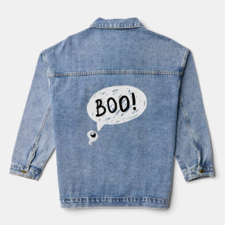 Grappig Halloween Jas BOO! 🎃 Denim Jacket