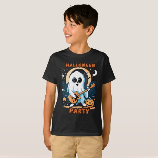 Grappig Halloween jongen T-shirt (Voorkant volledig)