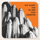 Grappig Halloween Kartonnen Onderzetters (Voorkant)