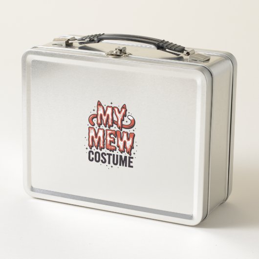 Grappig Halloween Kat Miauw Kostuum Vintage Ontwer (Voorkant)
