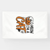 Grappig Halloween Kat Pompoen Typografie Shirt Ont Spandoek (Horizontaal)