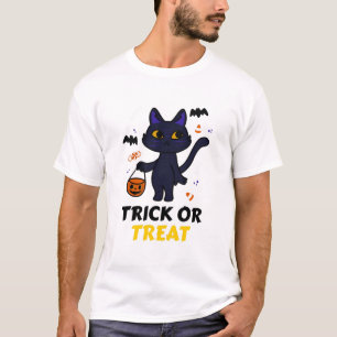 grappig halloween kattenkostuum halloween cadeau t-shirt
