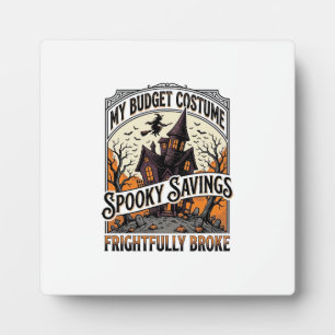 Grappig Halloween-kostuum Gebroken Heks Spookhuis Fotoplaat