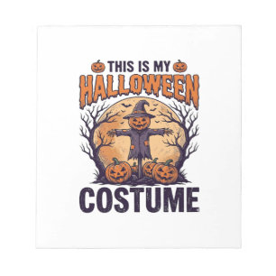 Grappig Halloween Kostuum Pompoen Heks Shirt Ontwe Notitieblok