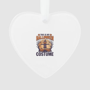 Grappig Halloween Kostuum Pompoen Heks Shirt Ontwe Ornament