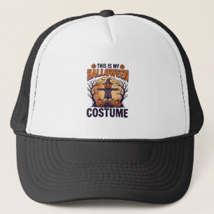 Grappig Halloween Kostuum Pompoen Heks Shirt Ontwe Trucker Pet