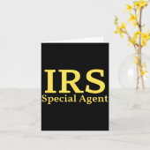 Grappig Halloween-kostuum speciale agent Kaart (Gele Bloem)