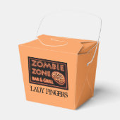 Grappig Halloween Lady Fingers Zombie Food Takeout Bedankdoosjes (Voorkant Zijde)