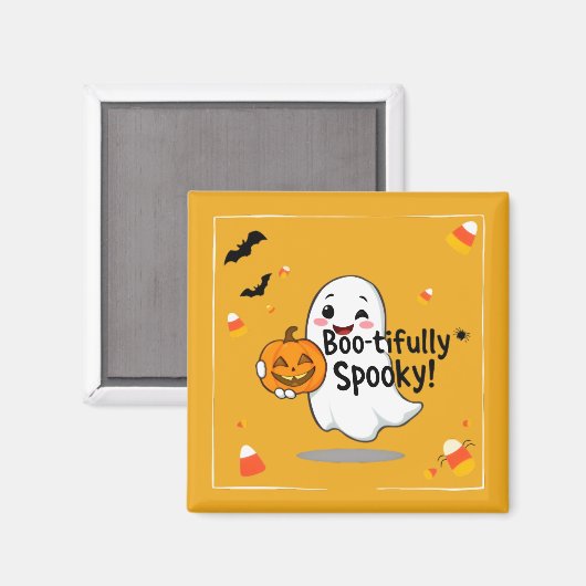 grappig halloween magneet (Voorkant / Achterkant)