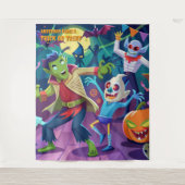 Grappig Halloween Monster Party Hanging Tapestry Wandkleed (Voorkant)