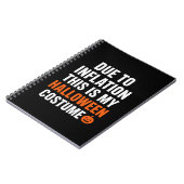Grappig Halloween Notitieboek – Door Inflatie (Linkerzijde)