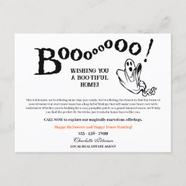 Grappig Halloween onroerend goed Feestdagenkaart