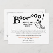 Grappig Halloween onroerend goed Feestdagenkaart (Voorkant / Achterkant)