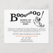 Grappig Halloween onroerend goed Feestdagenkaart (Voorkant)