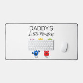 Grappig Halloween papa's kleine monster Bureaumat (Keyboard & Muis)